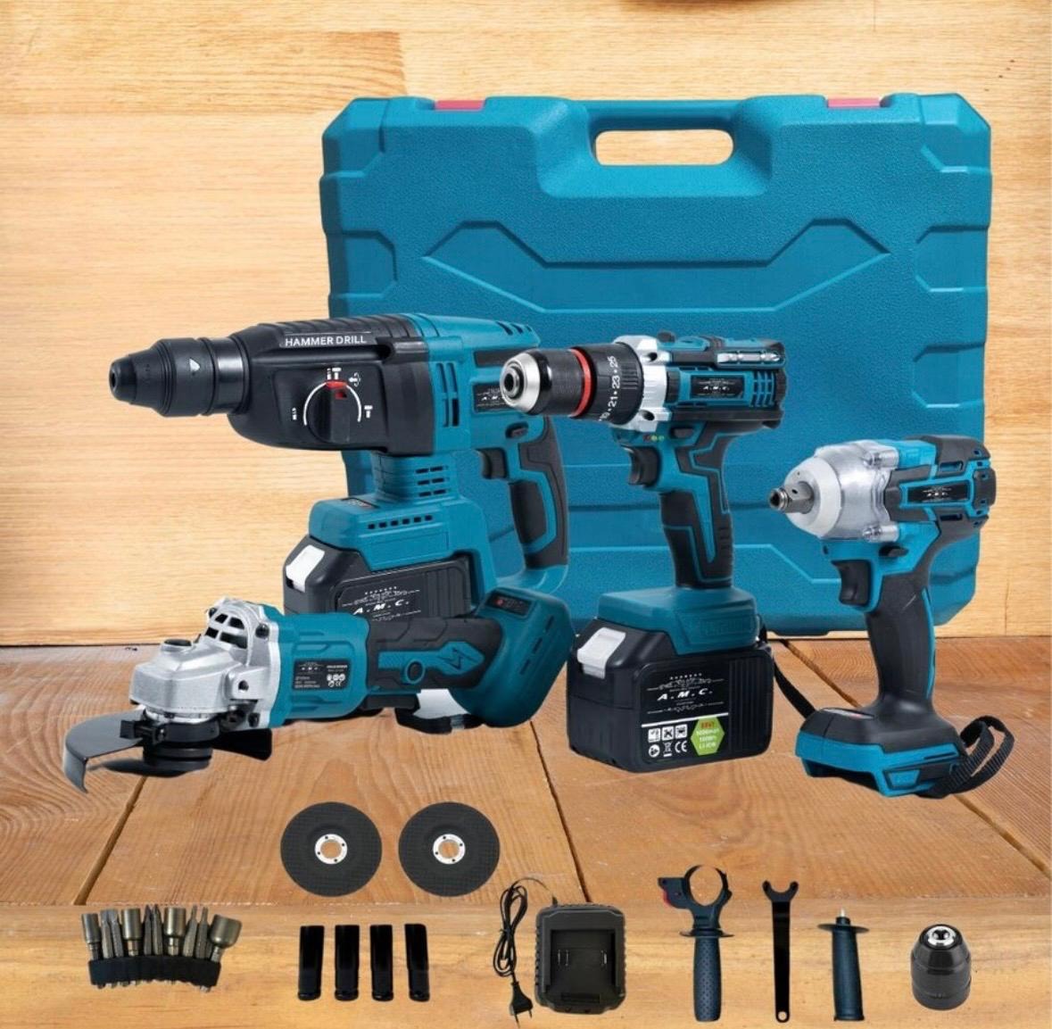 Kit 4 in 1 completo sul banco da lavoro